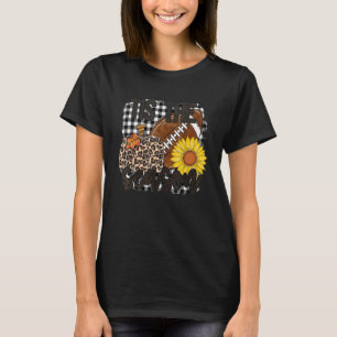 Camiseta Esta É A Época Do Jogador De Futebol Leopard Pumpk