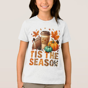 Camiseta Esta é a época em que Herbstzeit mit Football und 