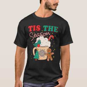 Camiseta Esta É A Época Natal Café Café Cupão De Cacau Quen