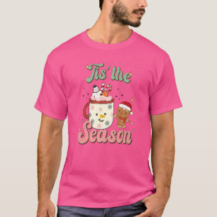 Camiseta Esta É A Época Natal Gingerpão De Cacau Quente
