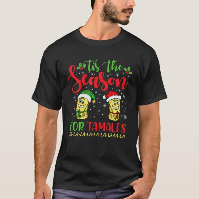Camiseta Esta É A Época Para A Matança De Natal Mexicana Ta (Frente)