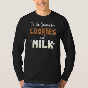 Camiseta Esta É A Época Para Os Cookies E A Christma Engraç