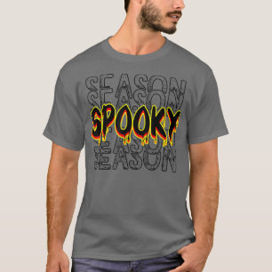 Camiseta Esta É A Época Para Ser Assustador, Retro Hallowee