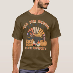 Camiseta Esta É A Época Para Ser Spooky, Maldita Hallow De