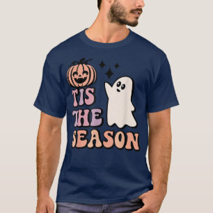 Camiseta Esta É A Época Pumpkin Ghost Funny Autumn Hallowee