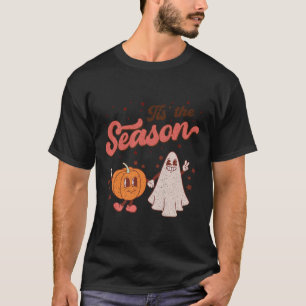 Camiseta Esta É A Época Pumpkin Spice Call Autumn Boo Hall