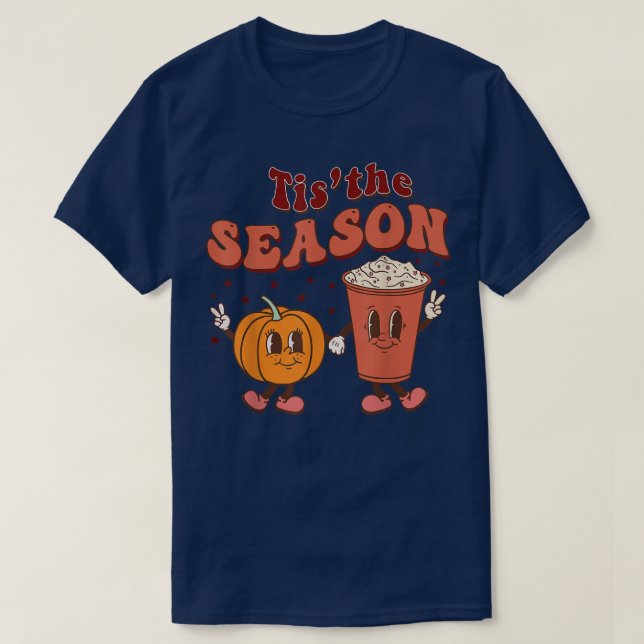 Camiseta Esta É A Época Pumpkin Spice Coffee (Frente do Design)
