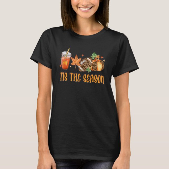 Camiseta Esta É A Época Que O Futebol De Leopard Pumpkin Ca (Frente)