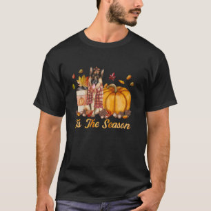 Camiseta Esta É A Época Que O German shepherd De Abóbora Ca