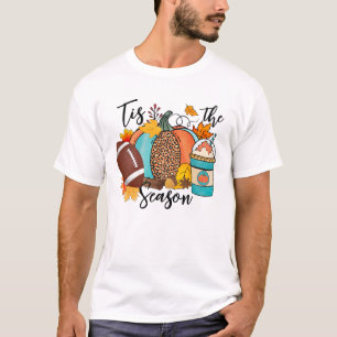 Camiseta 'Esta É A Época - Queda, Futebol & Pumpkin Spice