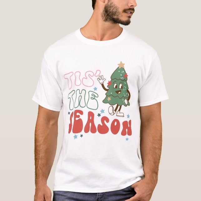 Camiseta Esta É A Época Retro Natal (Frente)