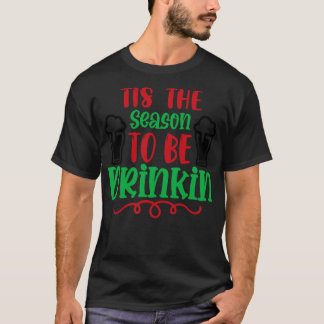 Camiseta Esta é a estação a ser Bebendo