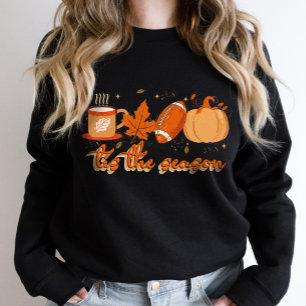 Camiseta Esta é a estação de futebol do Pumpkin Fall Sweats