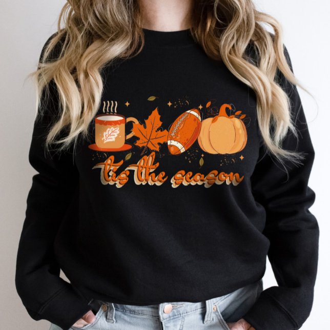 Camiseta Esta é a estação de futebol do Pumpkin Fall Sweats (Criador carregado)