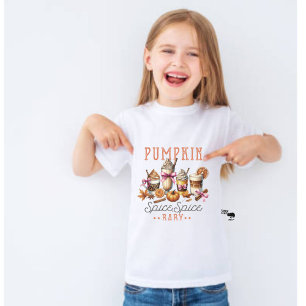 Camiseta Esta é a estação outono doce Tema Whimsic