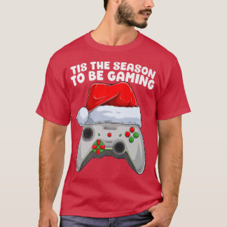 Camiseta Esta é a estação para jogos de vídeo de Natal