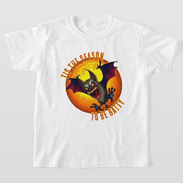 Camiseta Esta é a estação para ser o Batty Vampire Bat (Postura )
