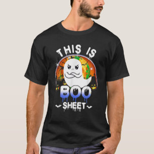 Camiseta Esta É A Folha Cute Ghost Halloween Boys G