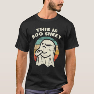 Camiseta Esta É A Folha De Boo Engraçada Fantasma De Hallow