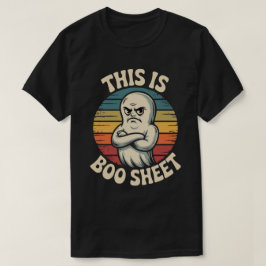 Camiseta Esta É A Folha De Boo | Funny Retro Ghost Hallowee