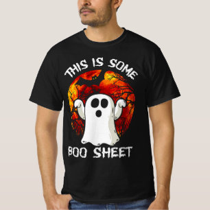 Camiseta Esta É A Folha De Boo Ghost Retro Halloween Costum