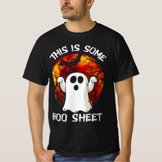 Camiseta Esta É A Folha De Boo Ghost Retro Halloween Costum