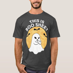 Camiseta Esta É A Folha De Boo Ghost Retro Halloween Costum