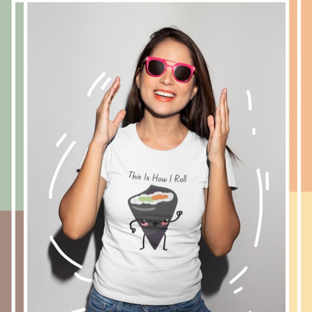 Camiseta Esta É A Maneira Como Eu Faço Kawaii Sushi Camiset (Criador carregado)