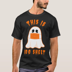 Camiseta Esta É A Máscara Ghost Do Dia de as Bruxas engraça
