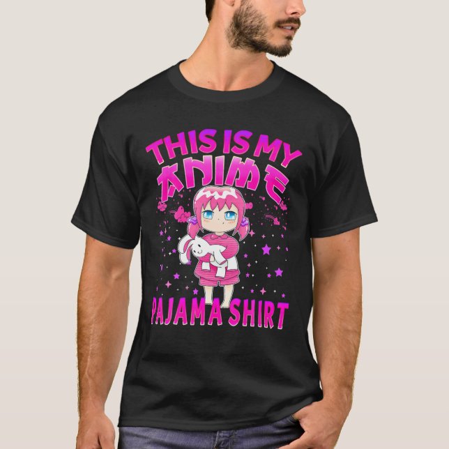 Camiseta Esta É A Minha Animação Pajama Mulheres Otaku Paja (Frente)