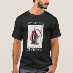 Camiseta Esta É A Minha Arma De Microscópio De Dispositivo 