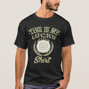 Camiseta Esta É A Minha Arqueia De Sorte Engraçada