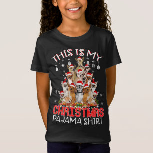 Camiseta Esta É A Minha Árvore De Papais noeis De Natal Do