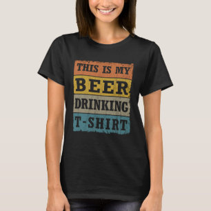 Camiseta Esta É A Minha Beer Vintage Retro Micro Brew Drink