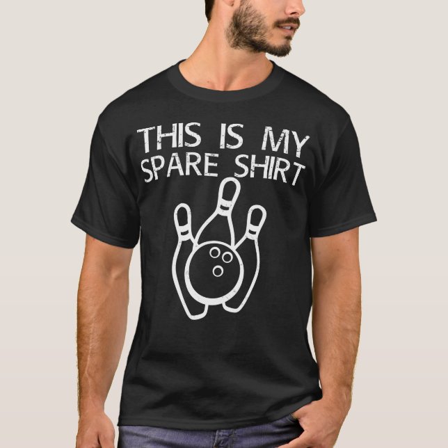 Camiseta esta é a minha boliche de reserva (Frente)