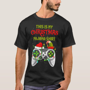 Camiseta Esta é a minha camisola de Natal do Papai Noel Vid