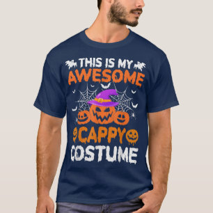 Camiseta Esta É A Minha Cappy Costume Assustadora Pumpkin H