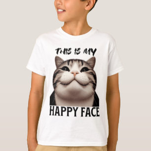 Camiseta Esta é a minha cara feliz