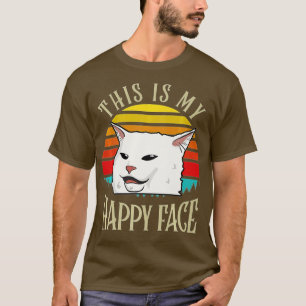 Camiseta Esta É A Minha Cara Feliz Que Absorve O Prêmio Gat