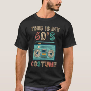 Camiseta Esta é a minha cassete festeira de 60 anos, 60 ano