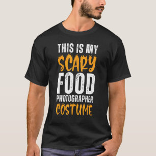 Camiseta Esta É A Minha Comida Assustadora Fotógrafo Figuri
