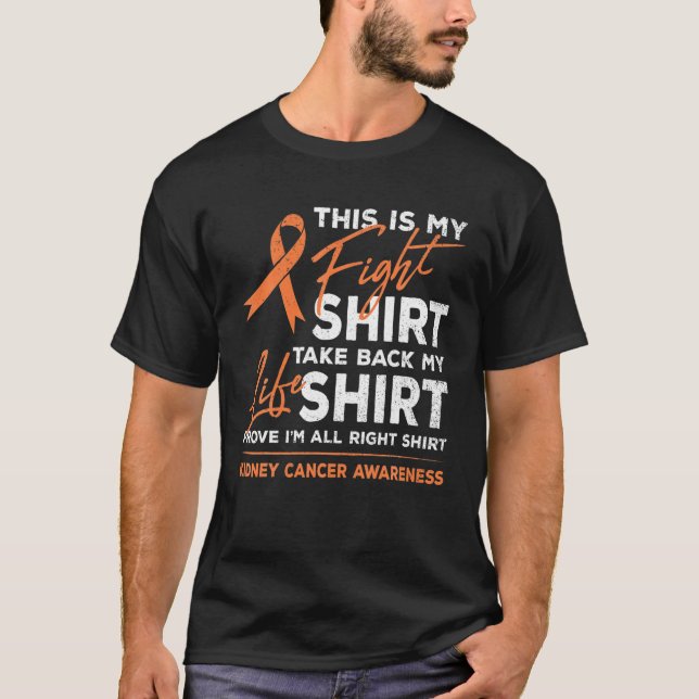 Camiseta Esta É A Minha Costela De Cancer de rim Mês De Lut (Frente)