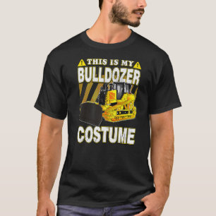 Camiseta Esta É A Minha Costuma Bulldozer