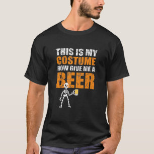 Camiseta Esta É A Minha Costuma Dar-Me Um Halloween De Cerv