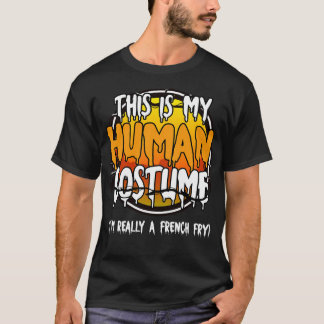 Camiseta Esta É A Minha Costuma Humana Eu Sou Realmente Um 