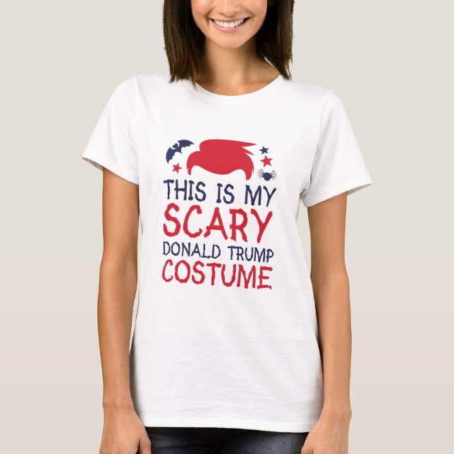 Camiseta Esta É A Minha Costume Assustadora De Donald Trump (Frente)