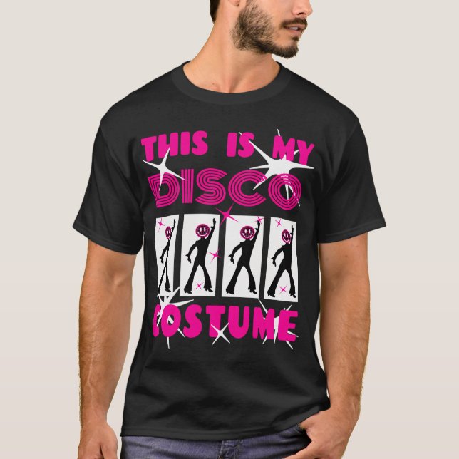 Camiseta Esta É A Minha Costume De Disco (Frente)