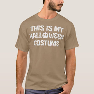 Camiseta Esta É A Minha Costume De Halloween