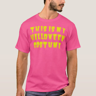 Camiseta Esta É A Minha Costume De Halloween