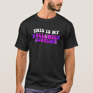 Camiseta Esta É A Minha Costume De Halloween